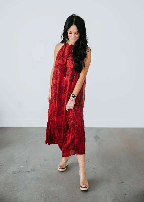 Keely Halter Maxi Dress