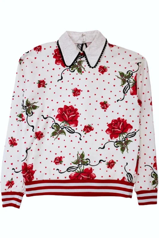 Rodarte - Rose Sweatshirt