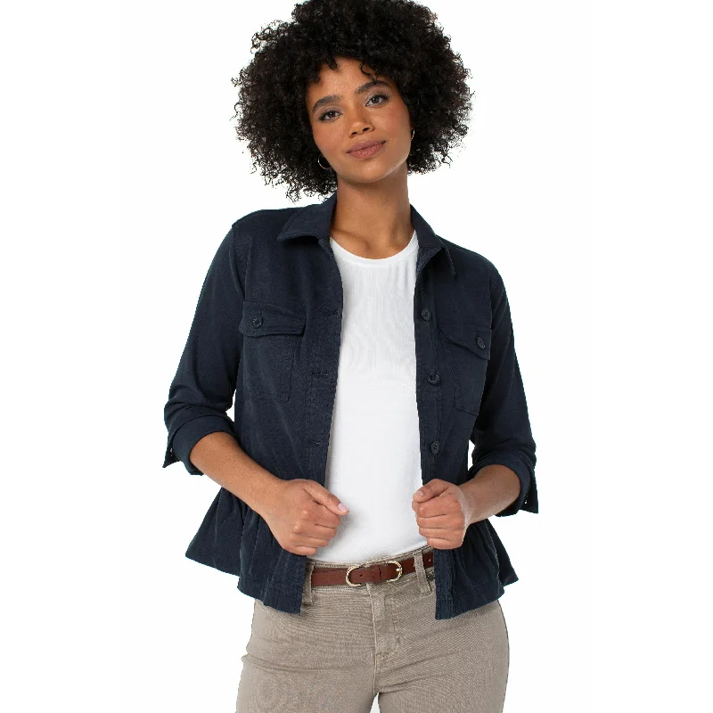 Cargo Peplum Jacket