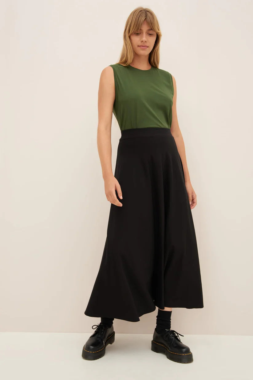 Sphere Skirt in Black by Kowtow