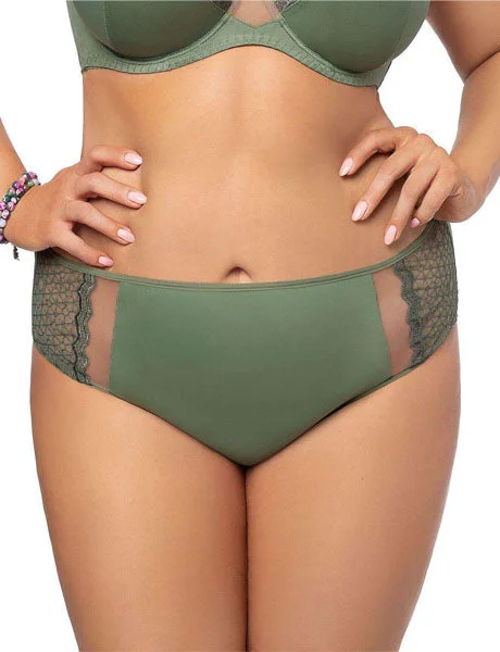 Forest Embroidered Full Briefs - Gorsenia K491