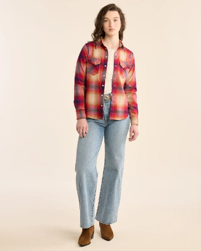 Women's Plaid Gambler Shirt