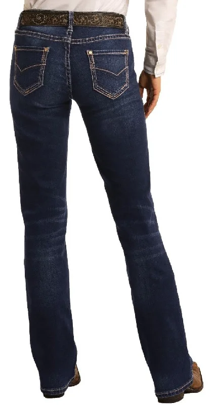 Women's Mid Rise Extra Stretch Bootcut Riding Jean