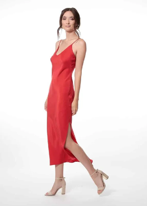 Christine Silk Crepe Gown