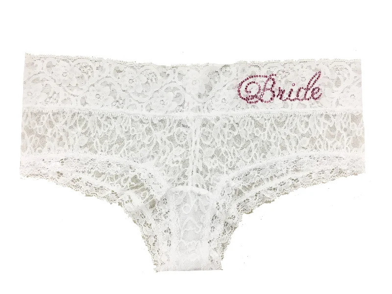 Darling Lace Bride Rhinestone Hipster