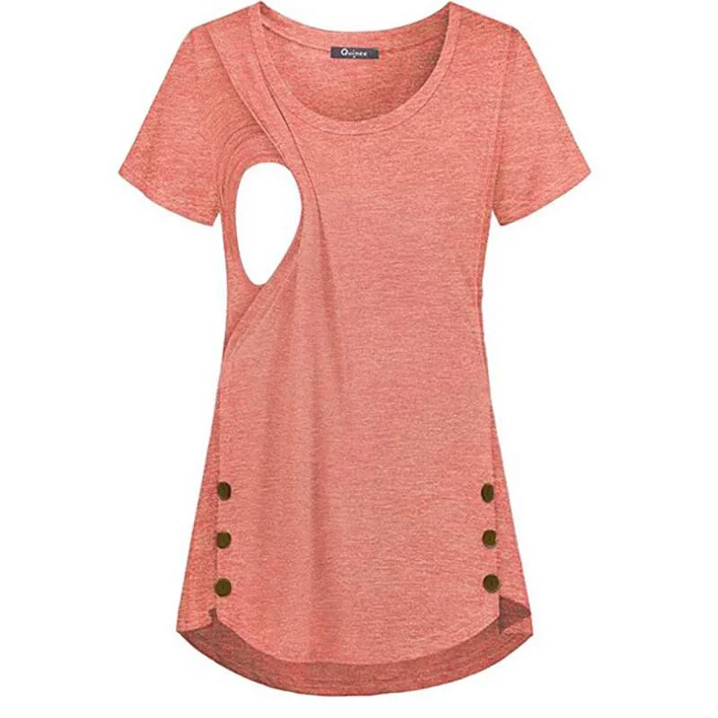 Maternity Button Tee