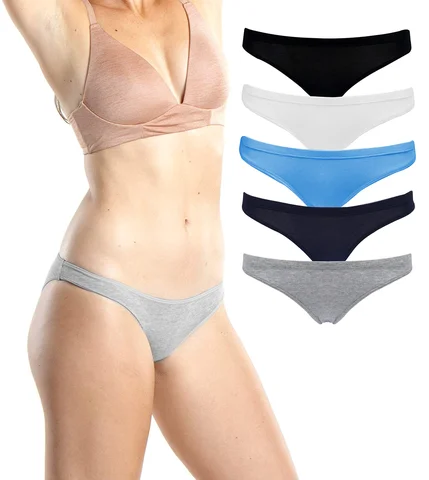 Emprella Womens Underwear Bikini Panties - 5 Pack Colors and Patterns May Vary