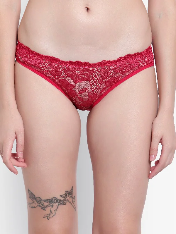 Velvi Figure Low Waist Bikini Panty (Maroon)