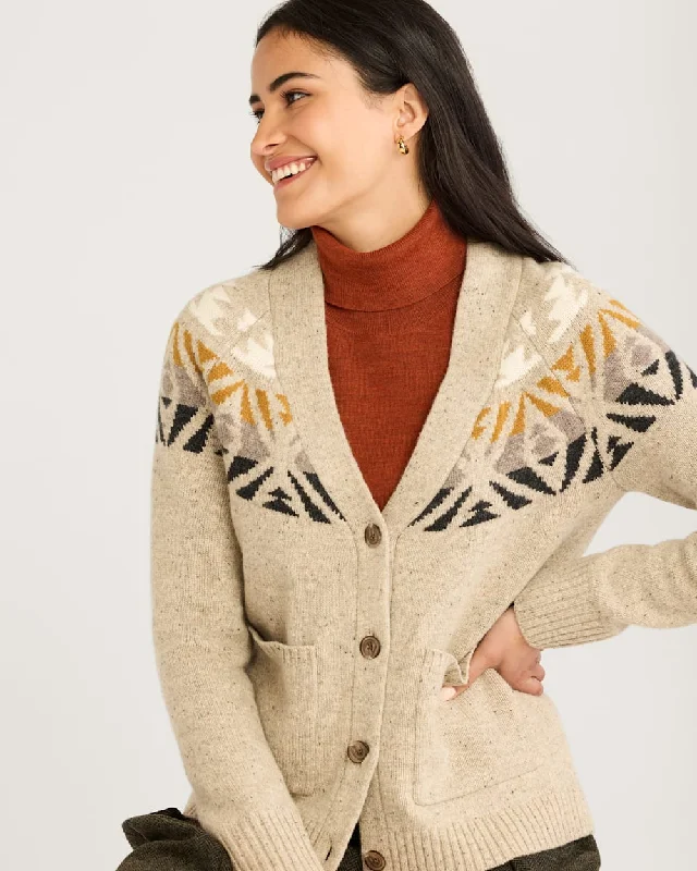 Women's Fair Isle Merino Cardigan