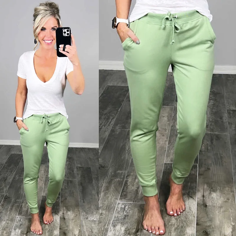 Sage Pocket Joggers