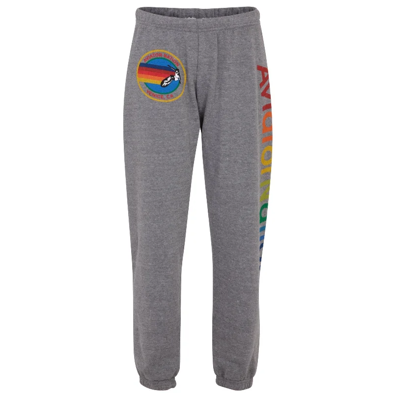 Leg Logo Sweatpants Heather Grey