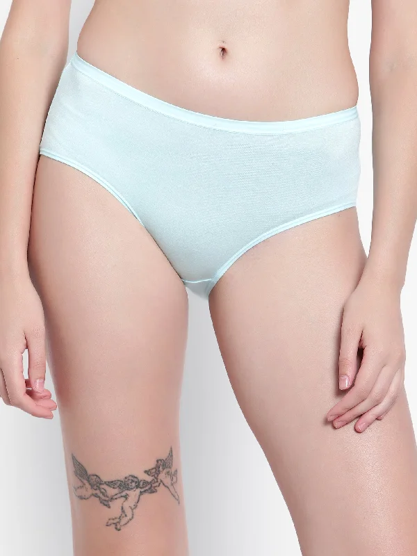 Velvi Figure Mid Waist Bikini Panty (Aqua)