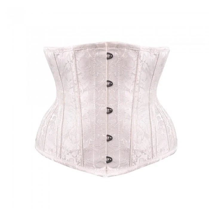 Elias Ivory Brocade Bridal Underbust Corset