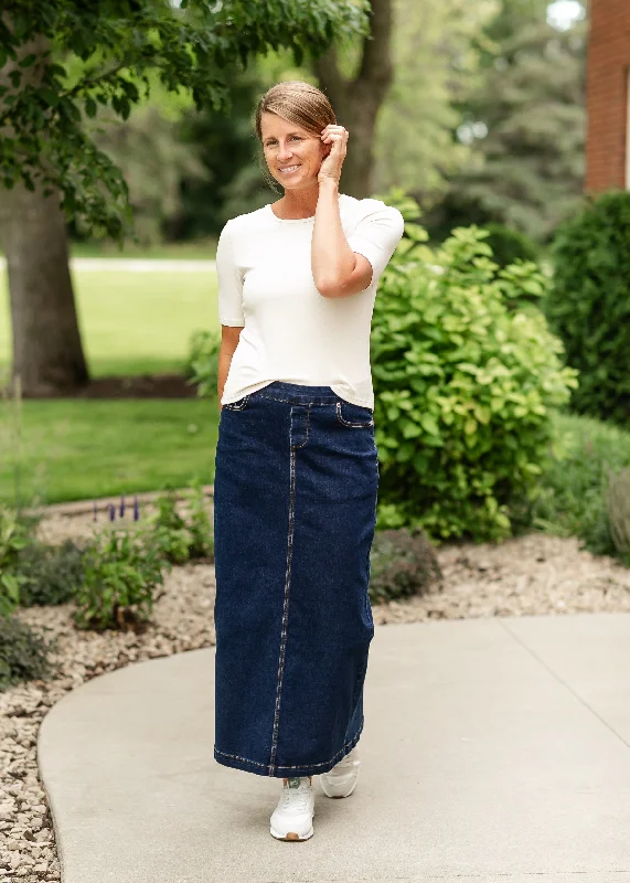 Donna Maxi Denim Skirt