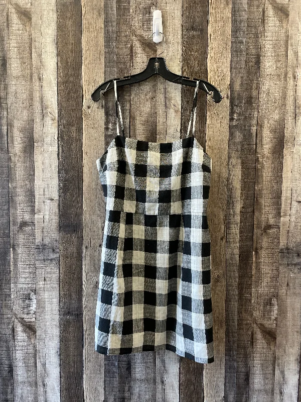 Black & White Dress Casual Short Trixxi, Size Xl