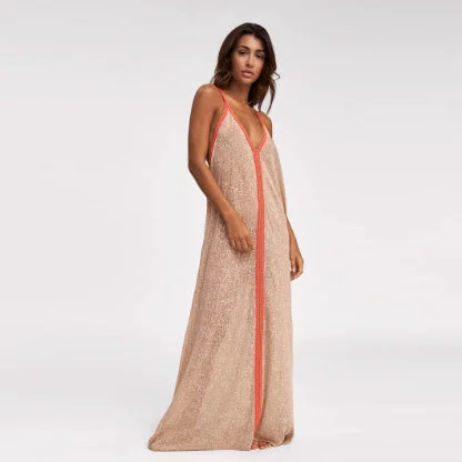 Pitusa Sundress Cover Up - Nude