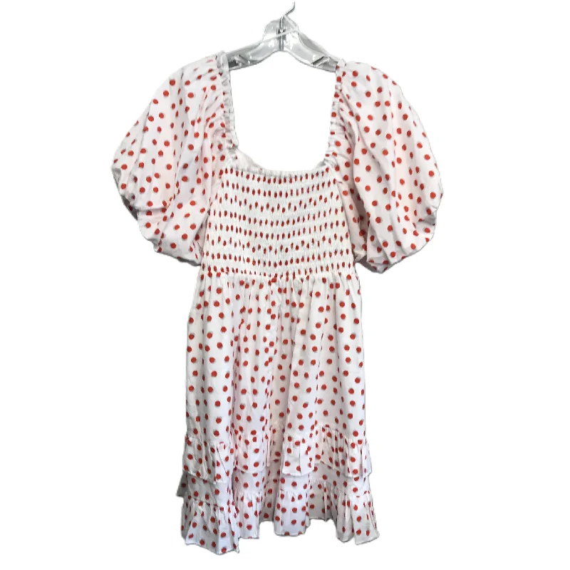 Polkadot Pattern Dress Casual Short By Sugar Lips, Size: M