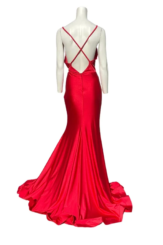 Evening Gown In Red