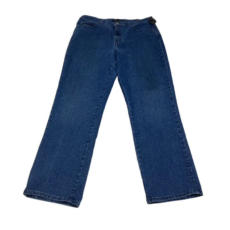 Blue Denim Jeans Straight Lee, Size 14