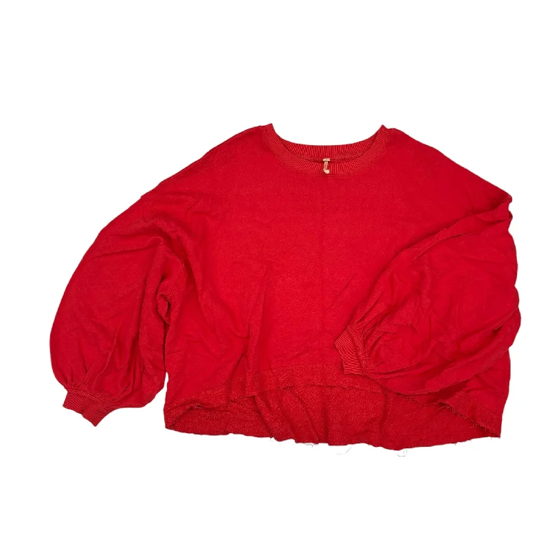 Top Ls By Free People In Red, Size:Xl