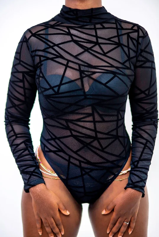 Nylas geoprint bodysuit