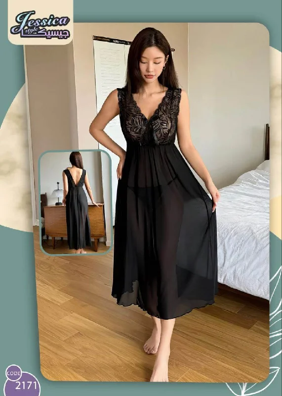 Sexy Backless Sling Dress for Women Summer Lightweight Sleepwear Loungewear Silky Comfortable Long LINGERIE Nightgowns