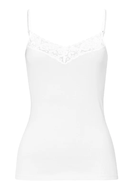 Moments V-Neck Cotton Camisole | White 71485-101