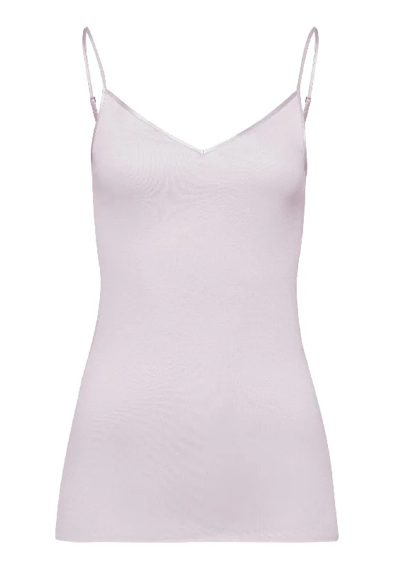 Cotton Seamless Cotton V-Neck Camisole | Lupine Love 71601-1486