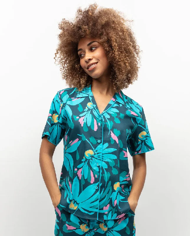 Cove Floral Print Pyjama Top